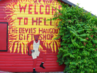 Hell Devils Hangout with Devil and Gift shop